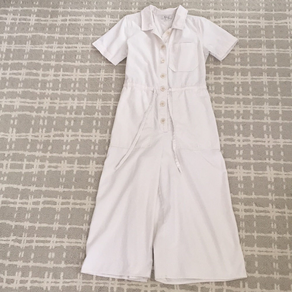 Madewell White Jumpsuit